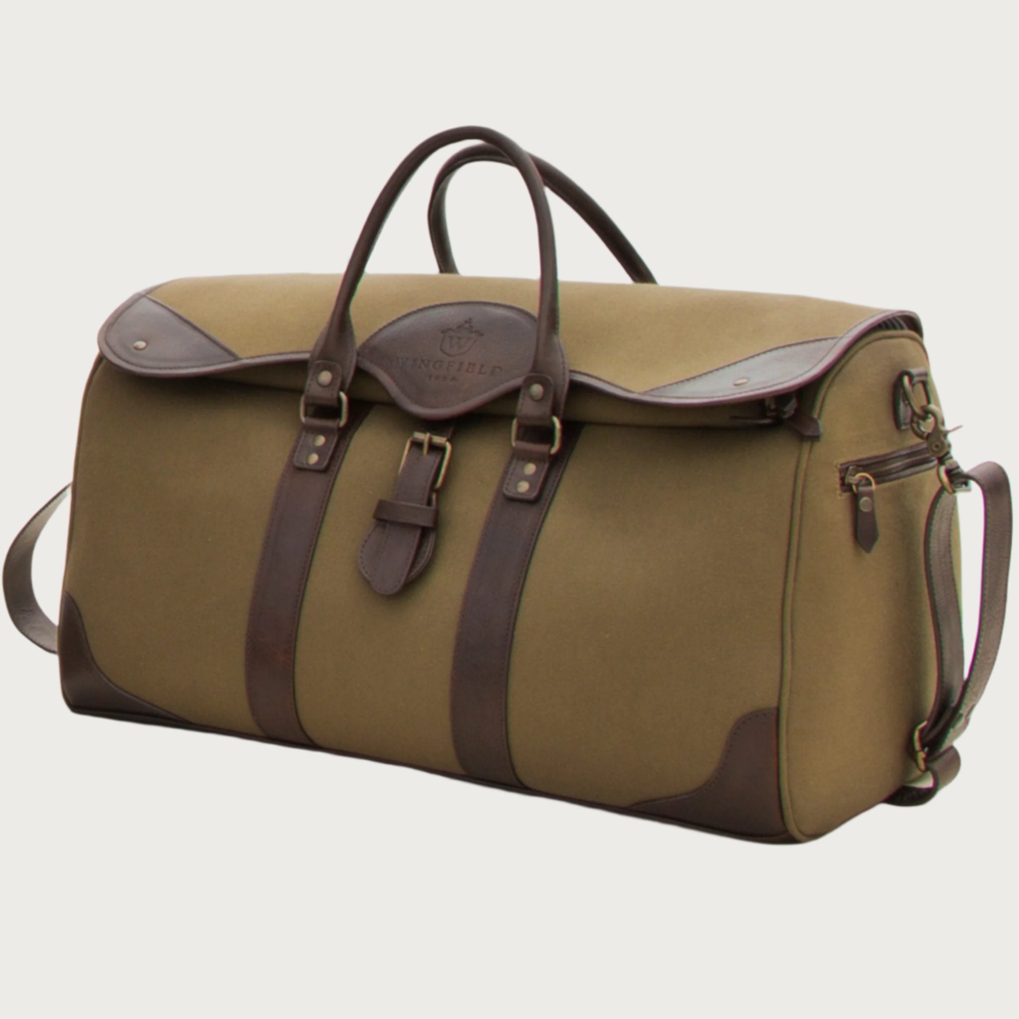 Westfield Canvas & Leather Duffel Bag