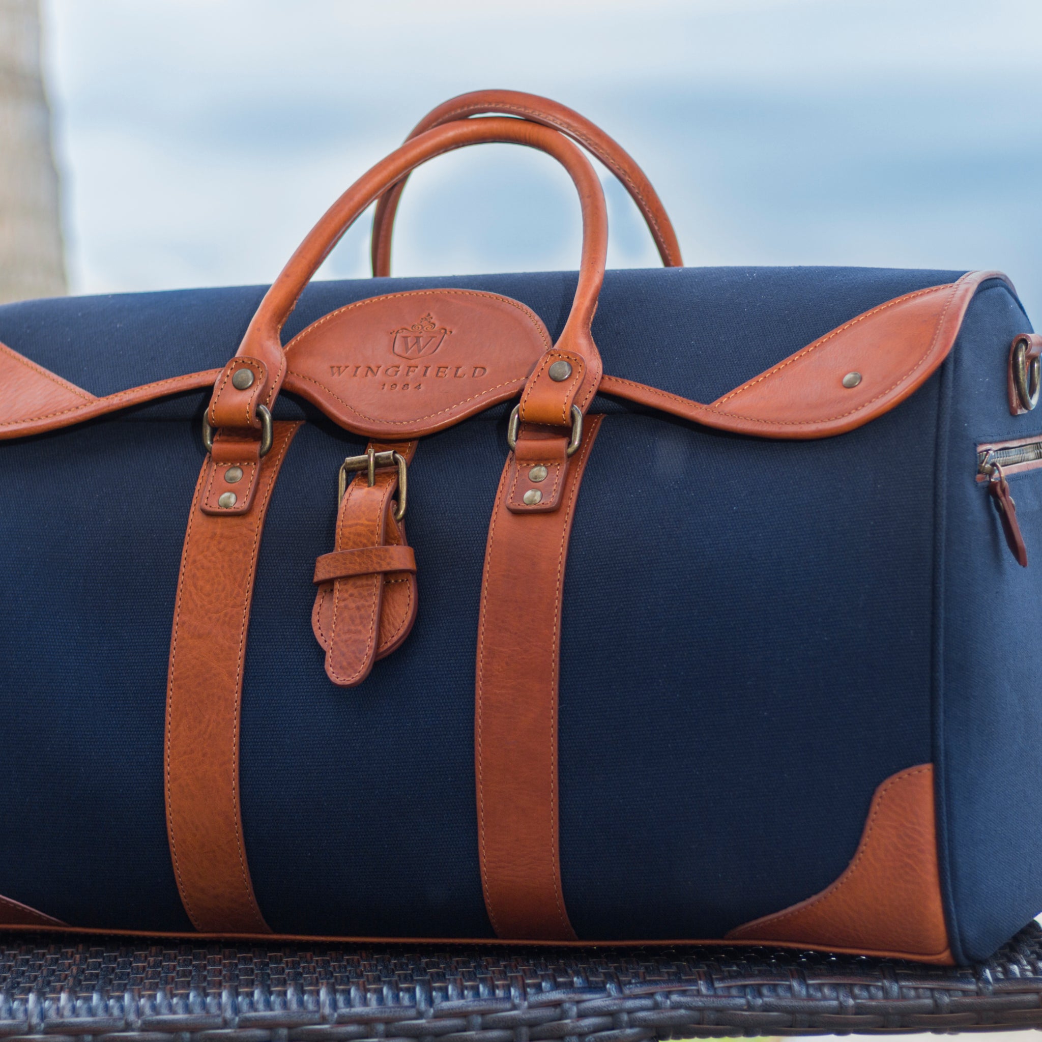 Westfield Canvas & Leather Duffel Bag