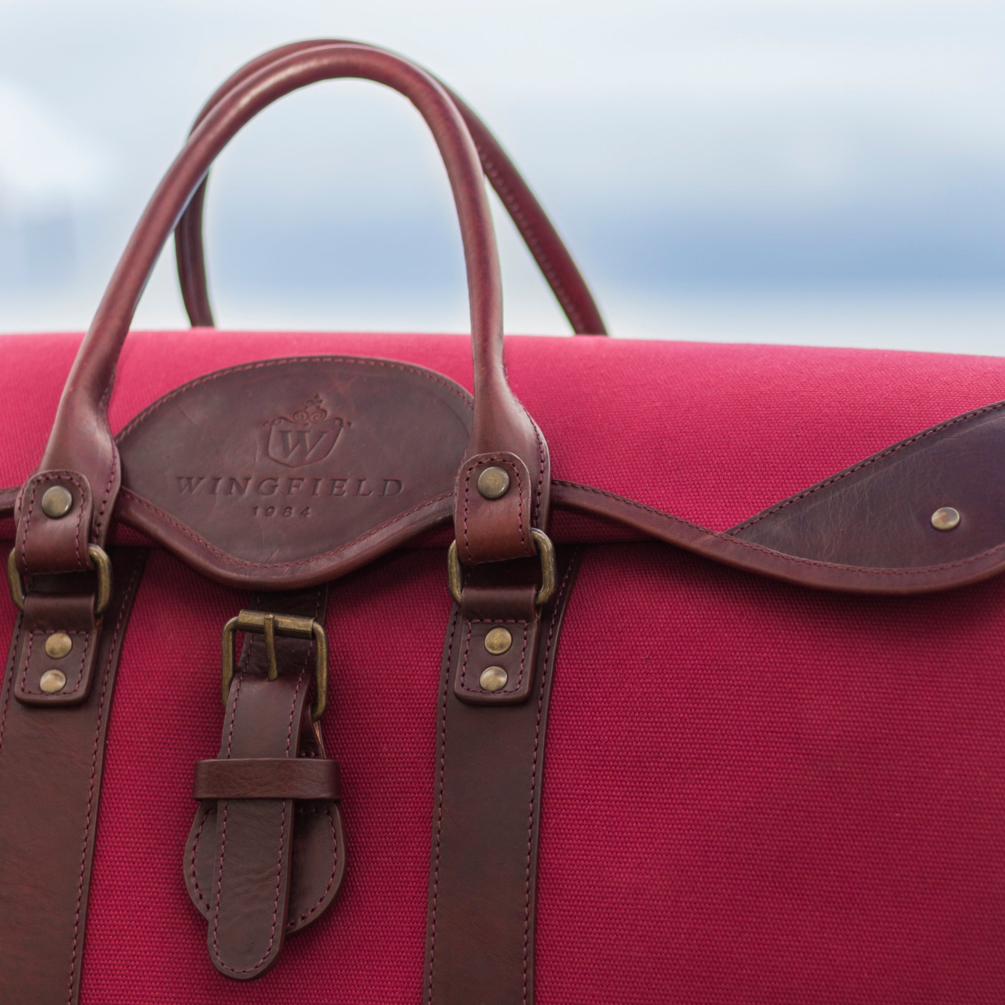 Westfield Canvas & Leather Duffel Bag