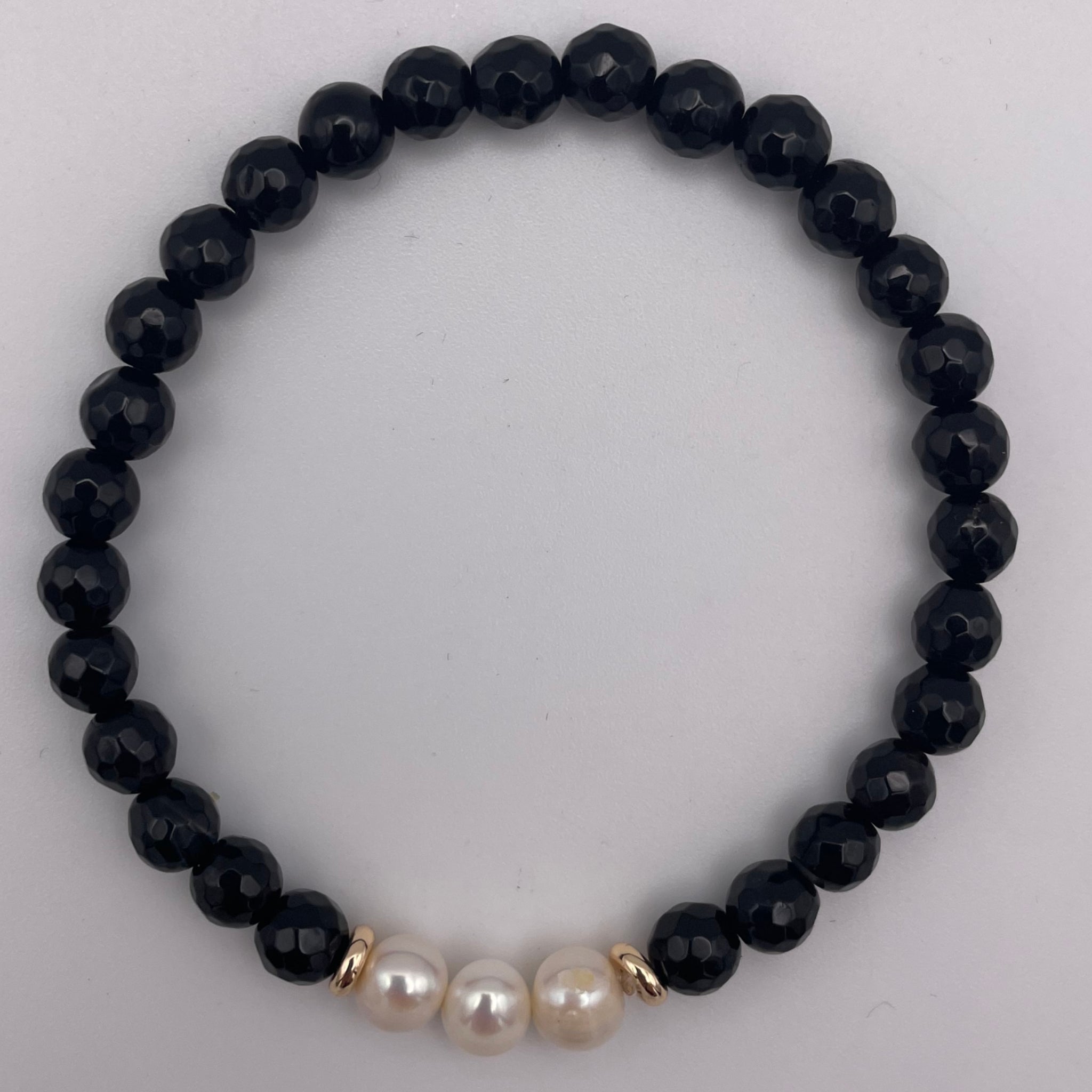 Onyx Pearl Bracelet