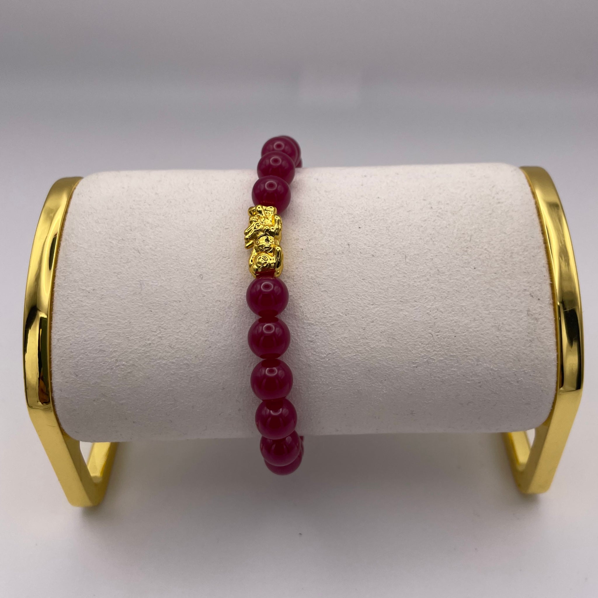 Ruby Dragon Bracelet