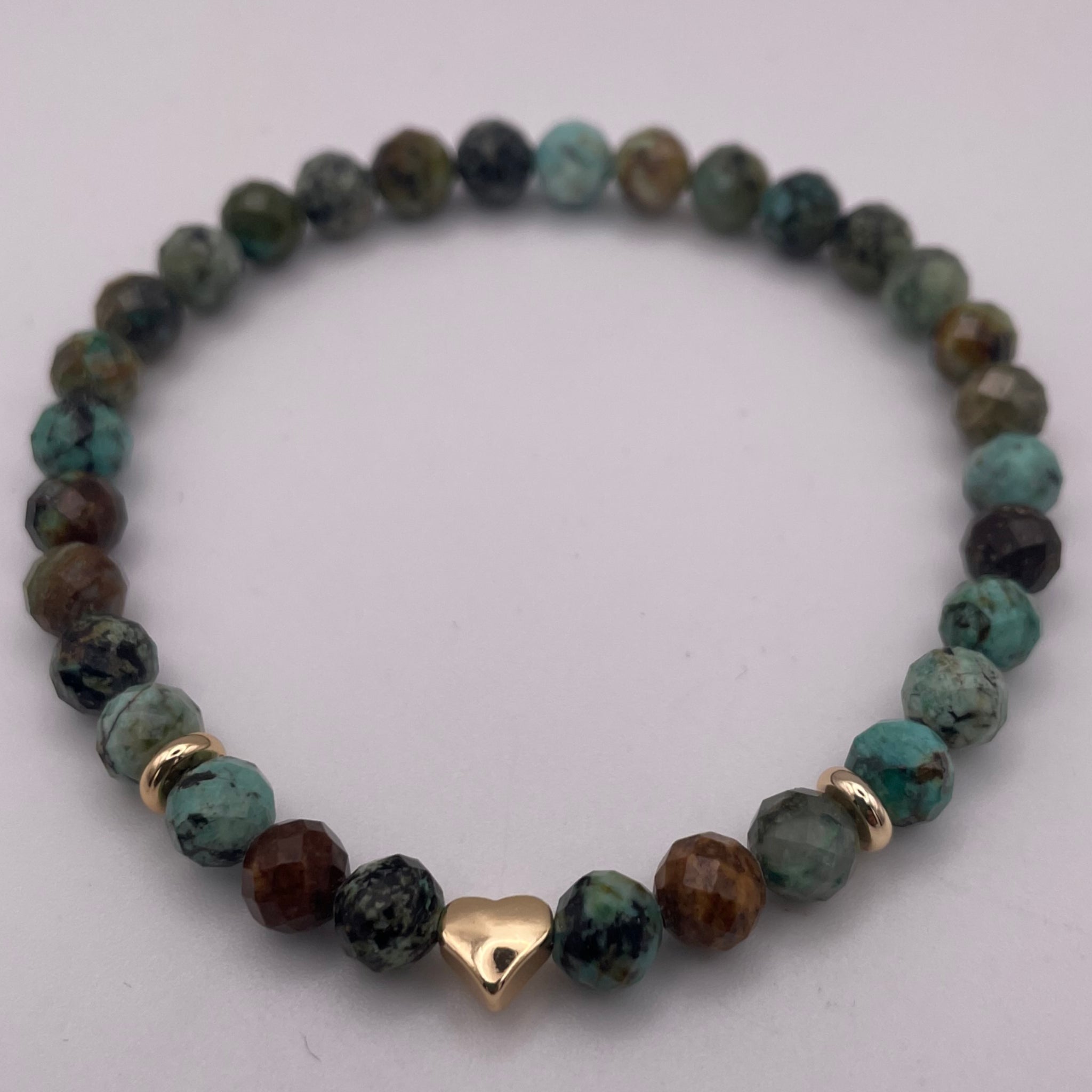 Turquoise Heart Bracelet