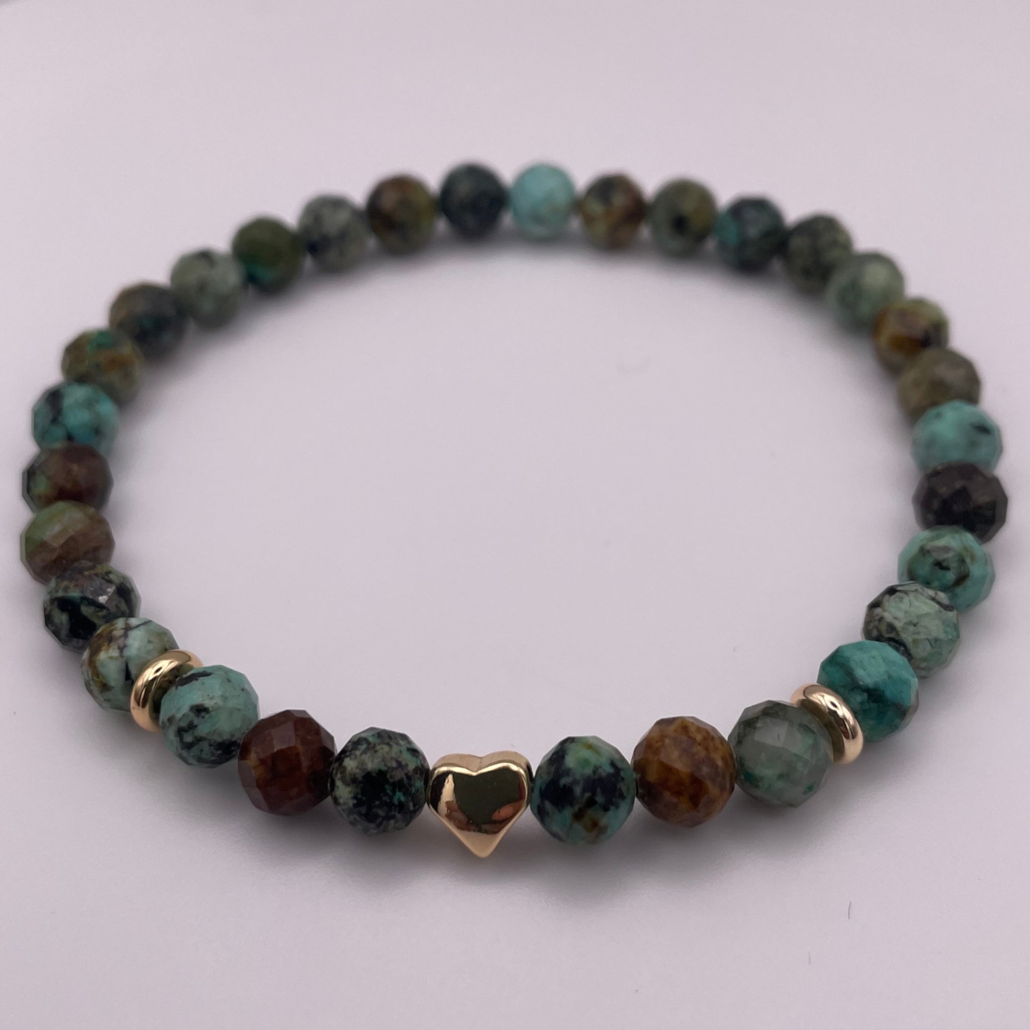 Turquoise Heart Bracelet