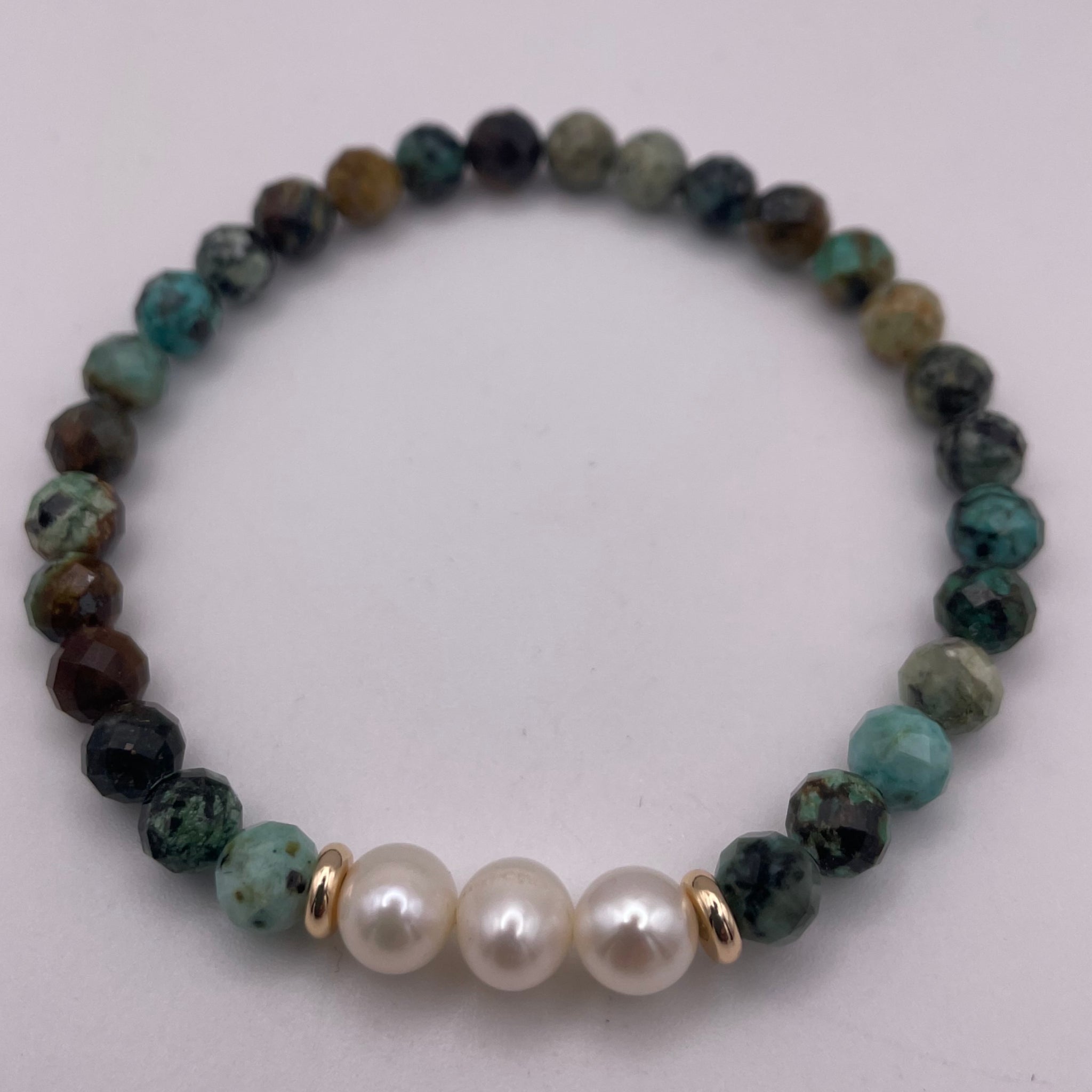 Turquoise Pearl Bracelet