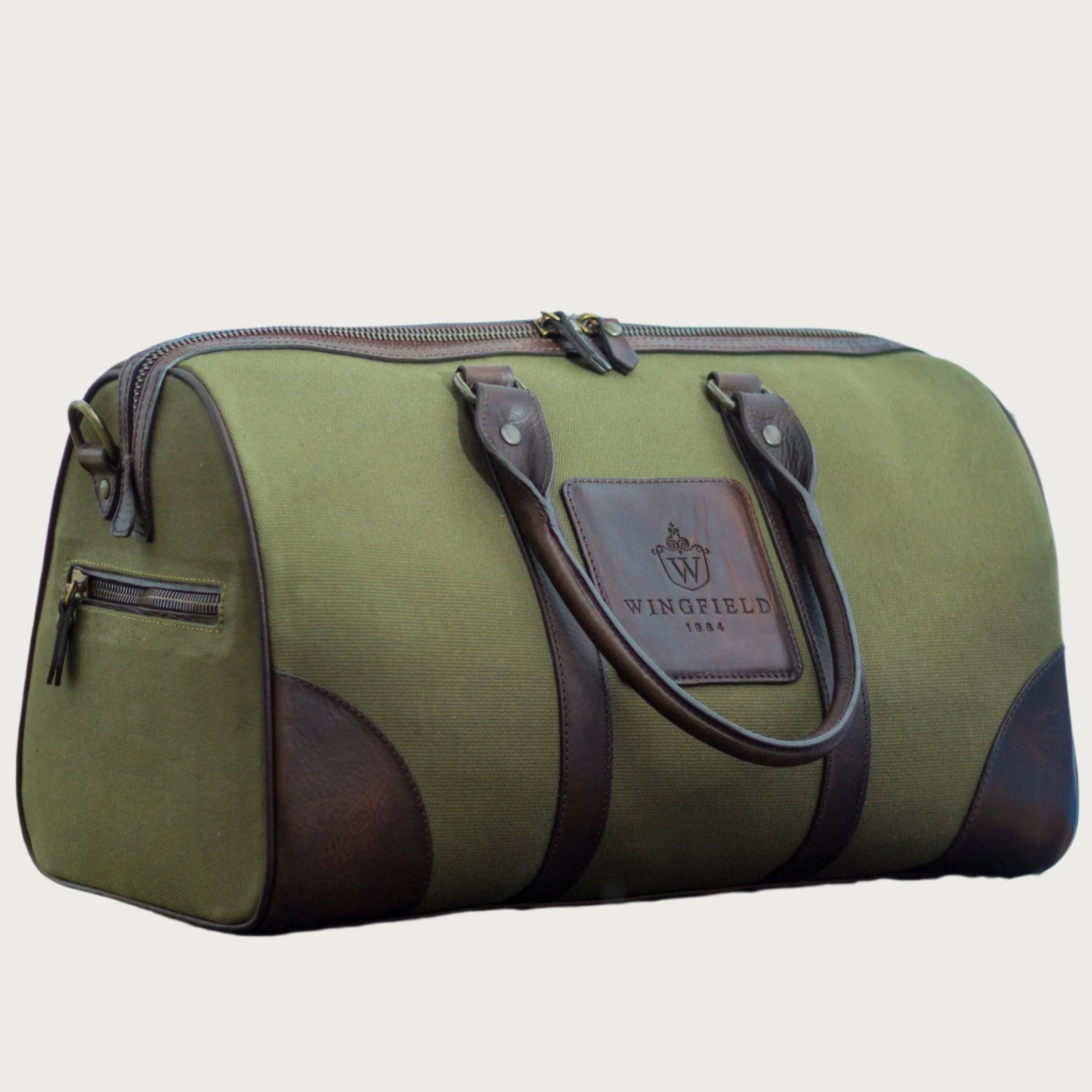 Westfield Canvas & Leather Small Duffel Bag