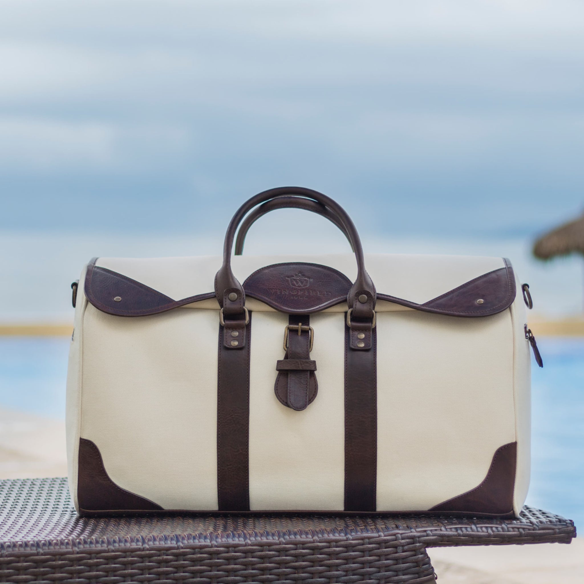 Westfield Canvas & Leather Duffel Bag