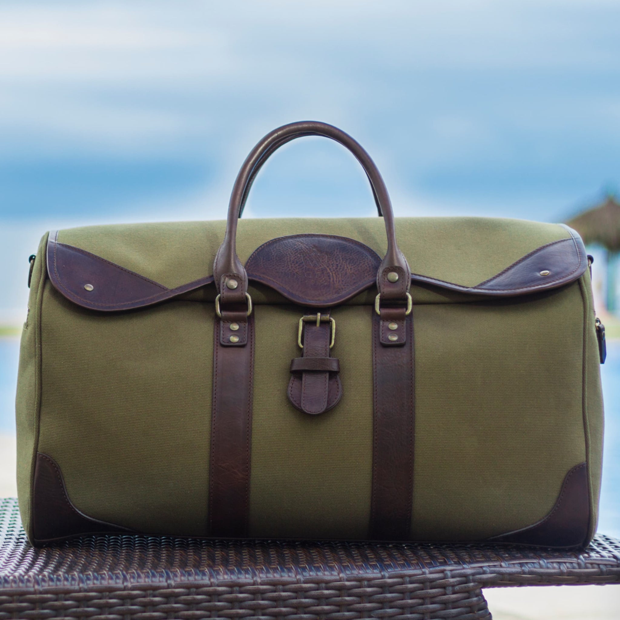 Westfield Canvas & Leather Duffel Bag