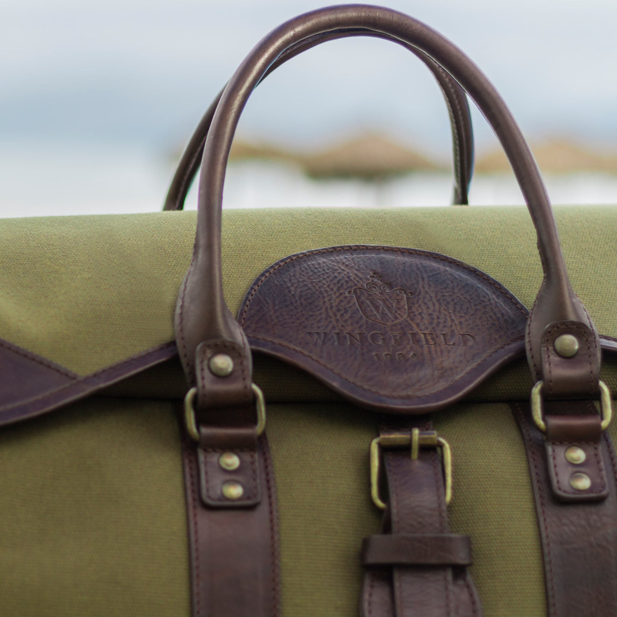 Westfield Canvas & Leather Duffel Bag