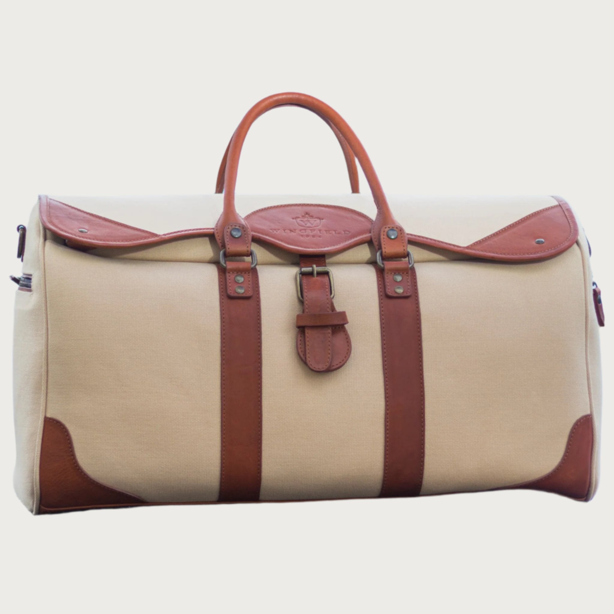 Westfield Canvas & Leather Duffel Bag