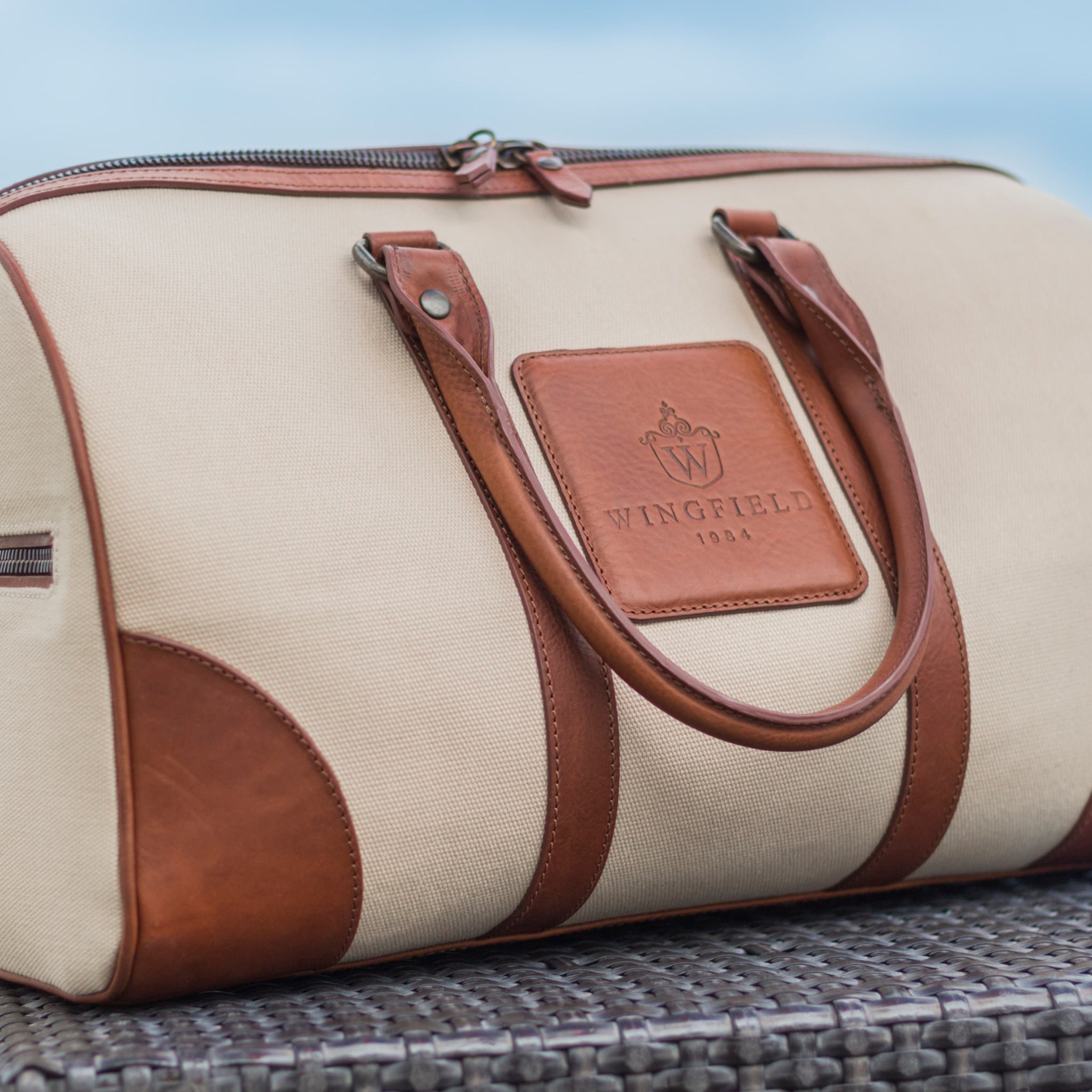 Westfield Canvas & Leather Small Duffel Bag