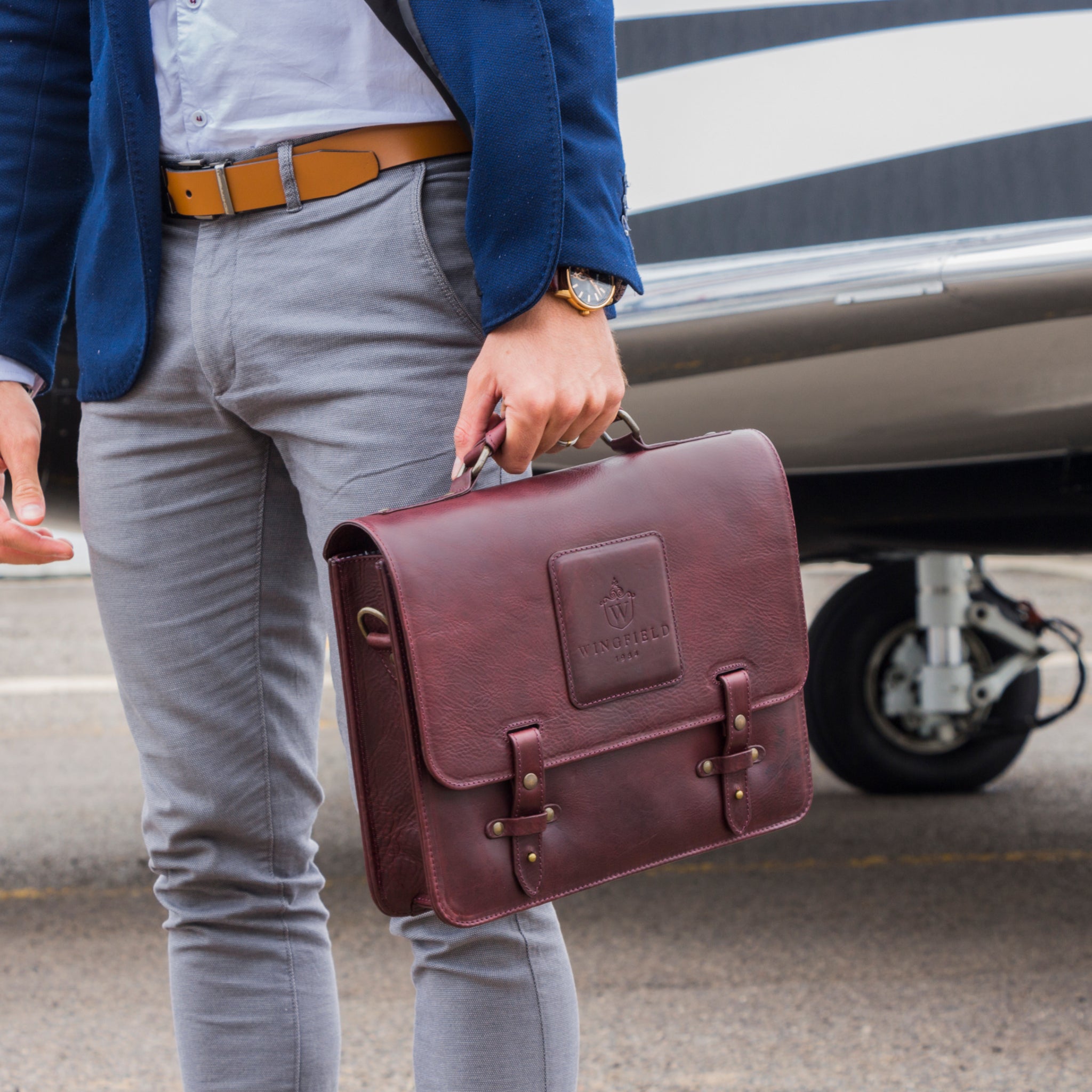 Westfield Leather Messenger Bag