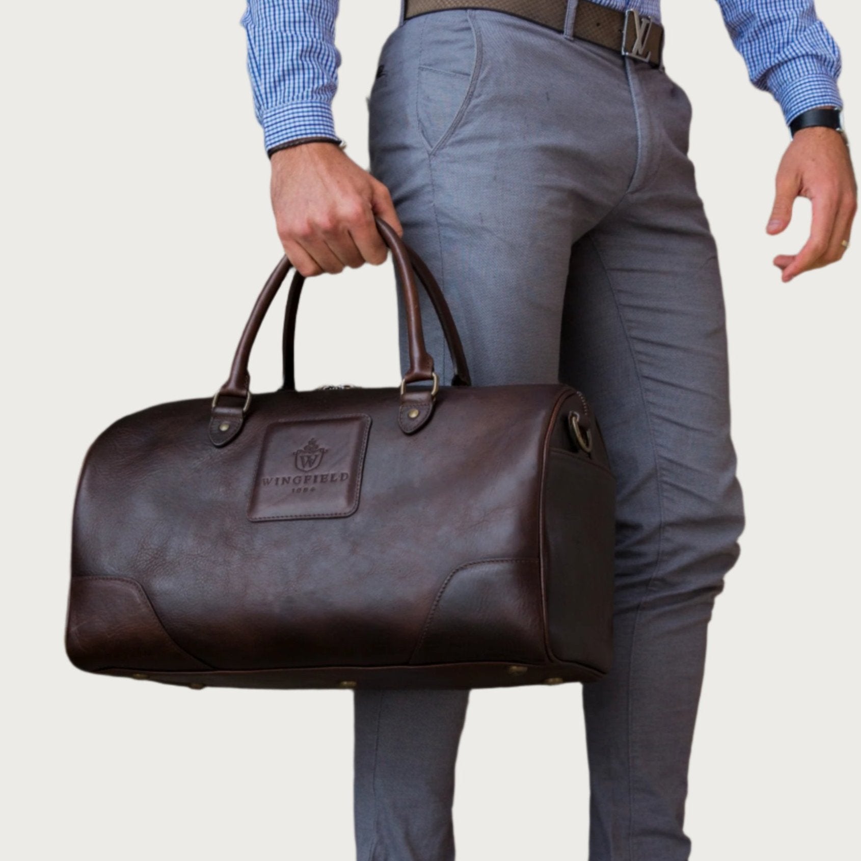 Westfield Leather Small Duffel Bag