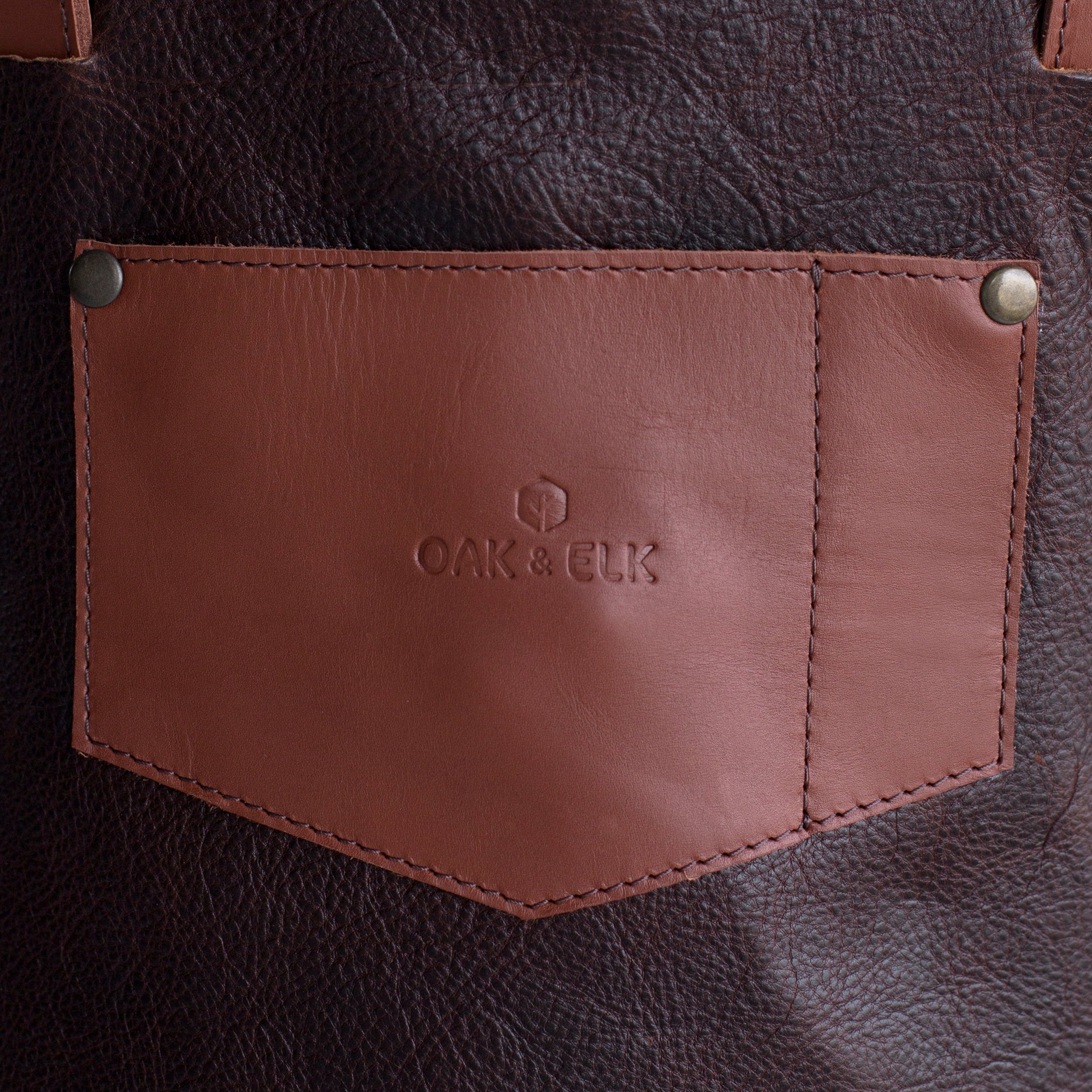 Leather Apron Coldbrew Color OAK & ELK brand