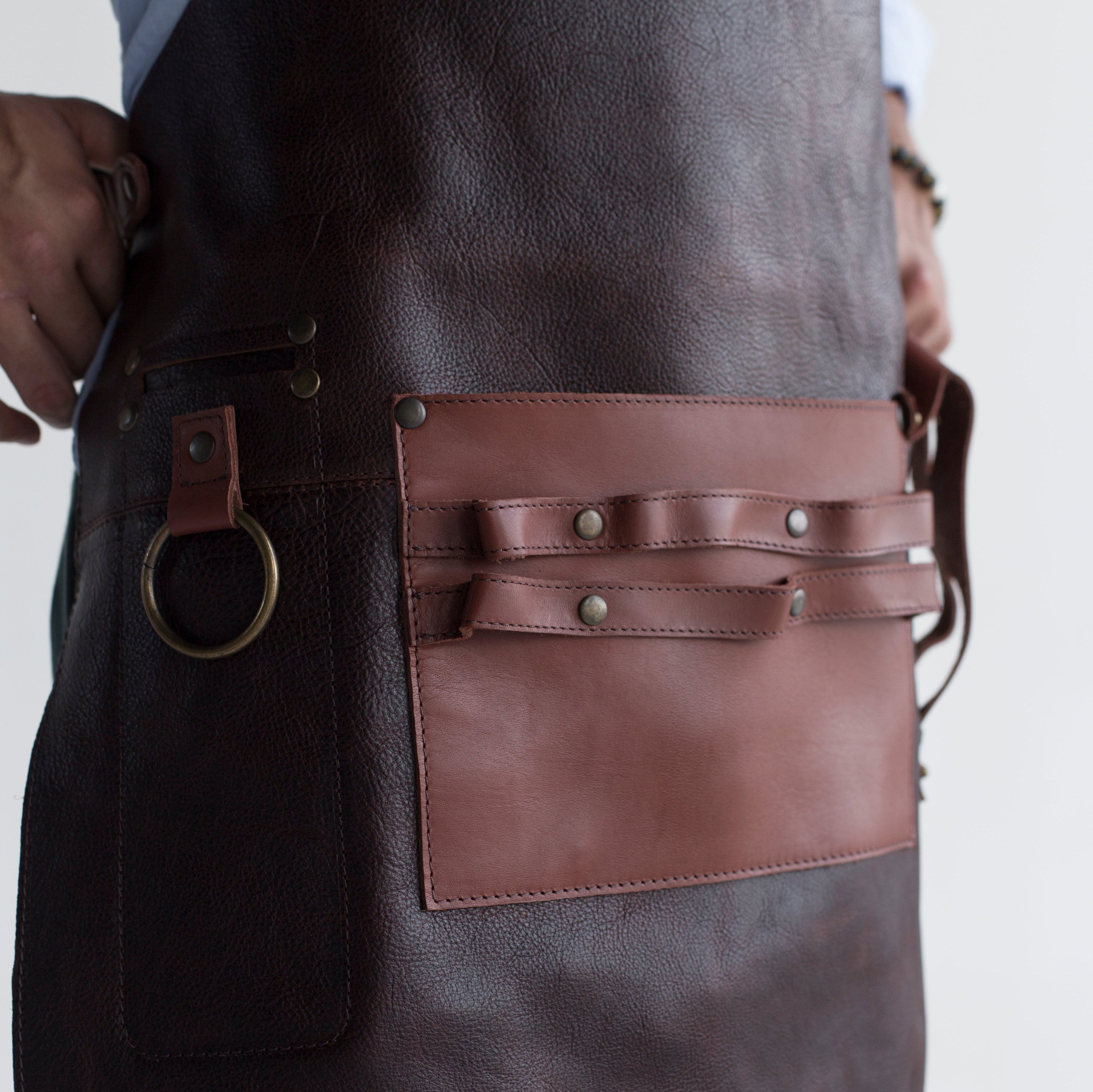 Leather Apron Coldbrew Color OAK & ELK brand