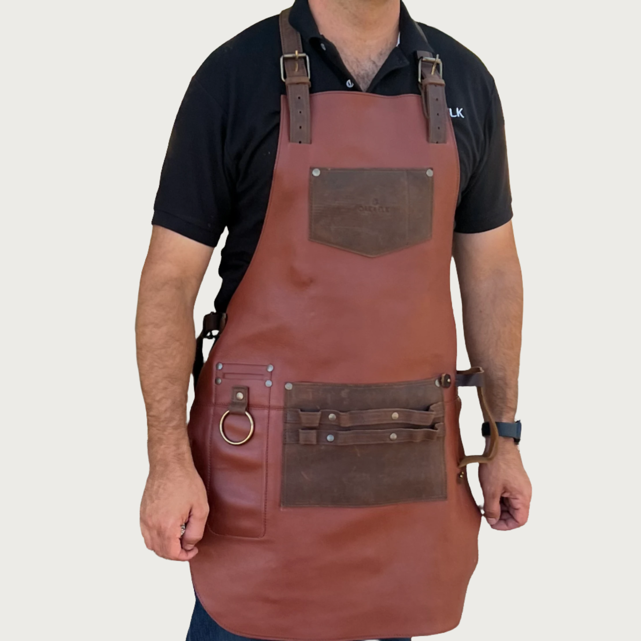 Leather Apron Copper Color OAK & ELK brand