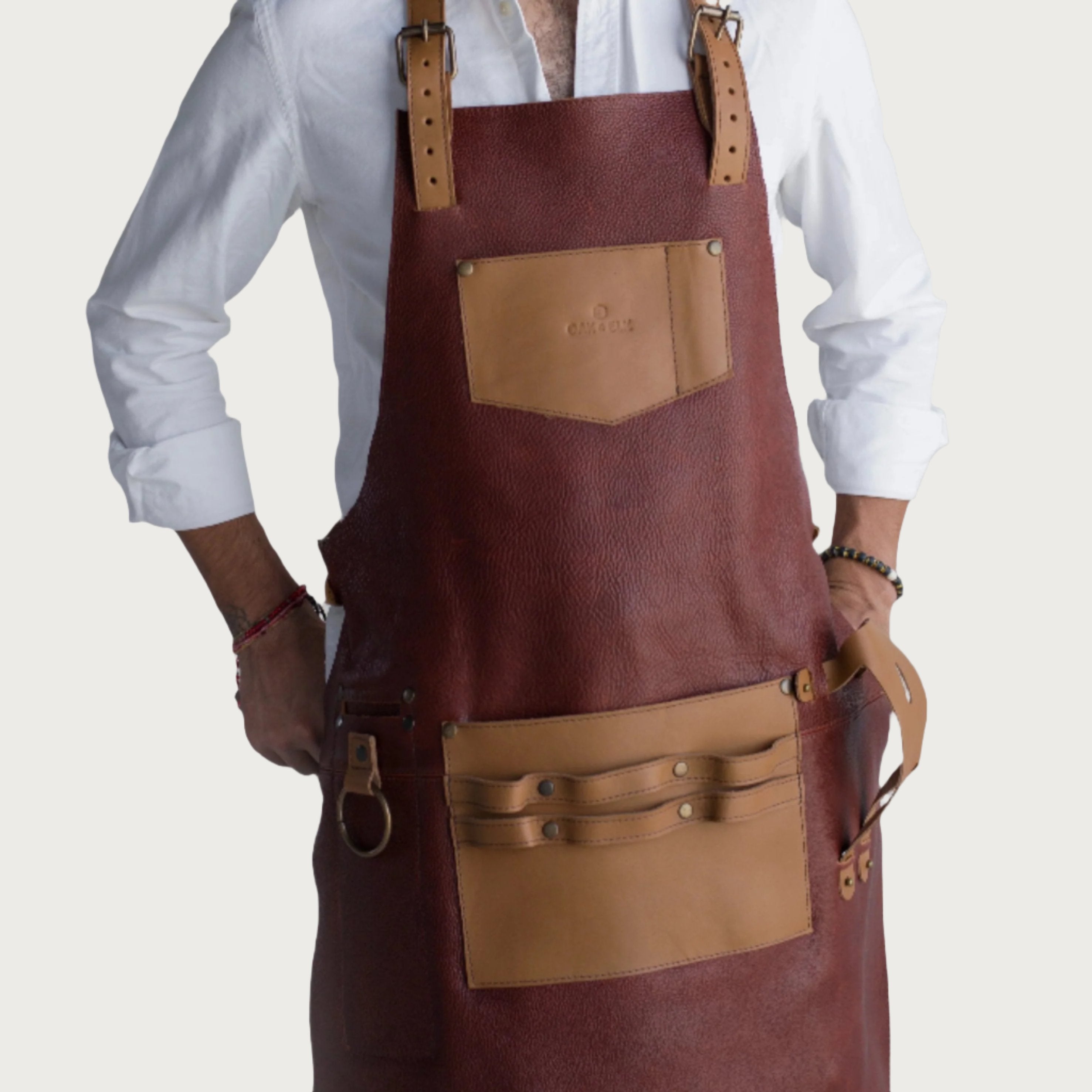 Leather_Apron_Nutmeg_Color_OAK_ELK_brand