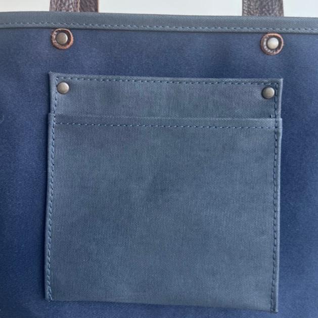 OAK & ELK Canvas Tote  Blue