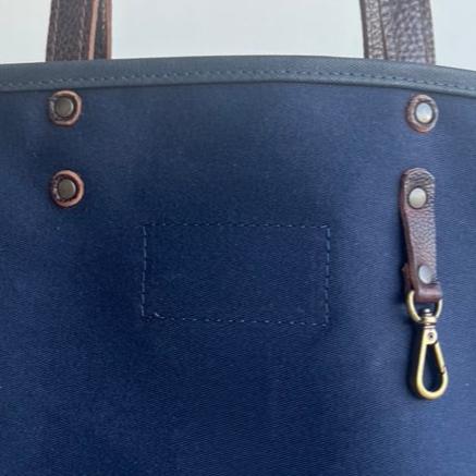 OAK & ELK Canvas Tote  Blue