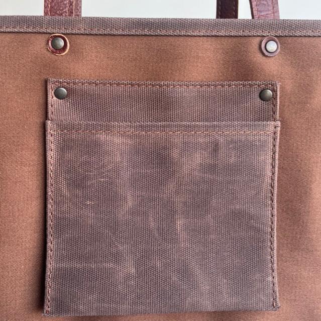 OAK & ELK Canvas Tote  Brown