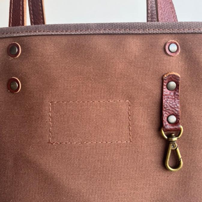 OAK & ELK Canvas Tote  Brown