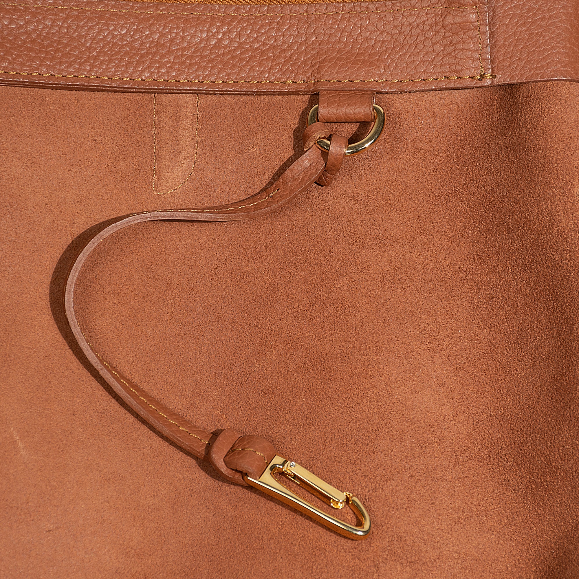 EMILY LEATHER TOTE - OAK & ELK