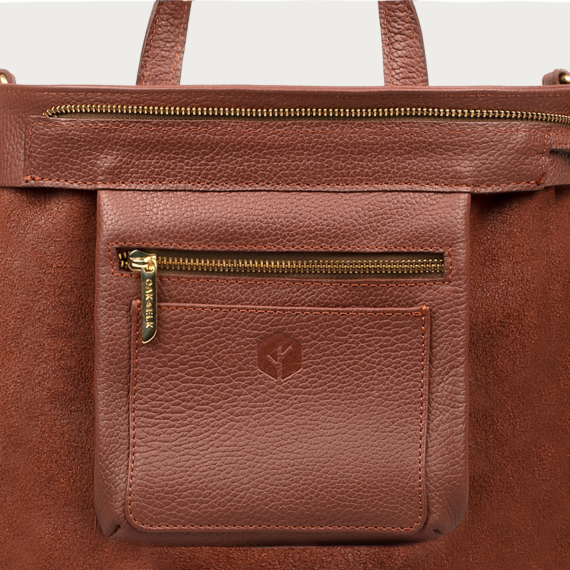 EMILY LEATHER CROSSBODY - OAK & ELK