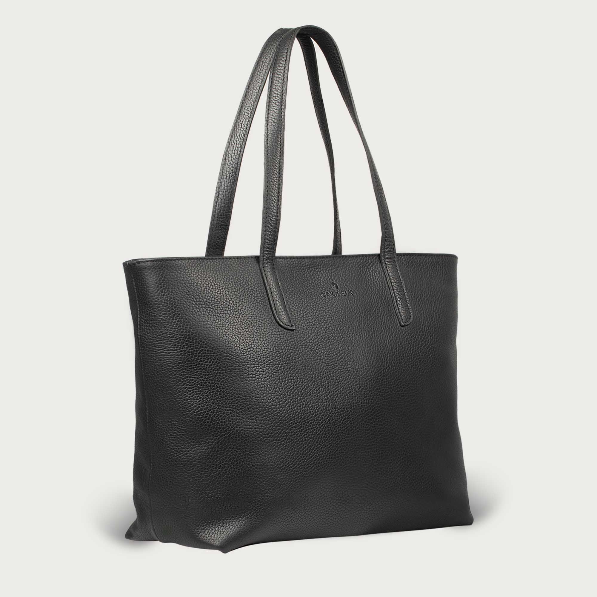 EMILY LEATHER TOTE - OAK & ELK