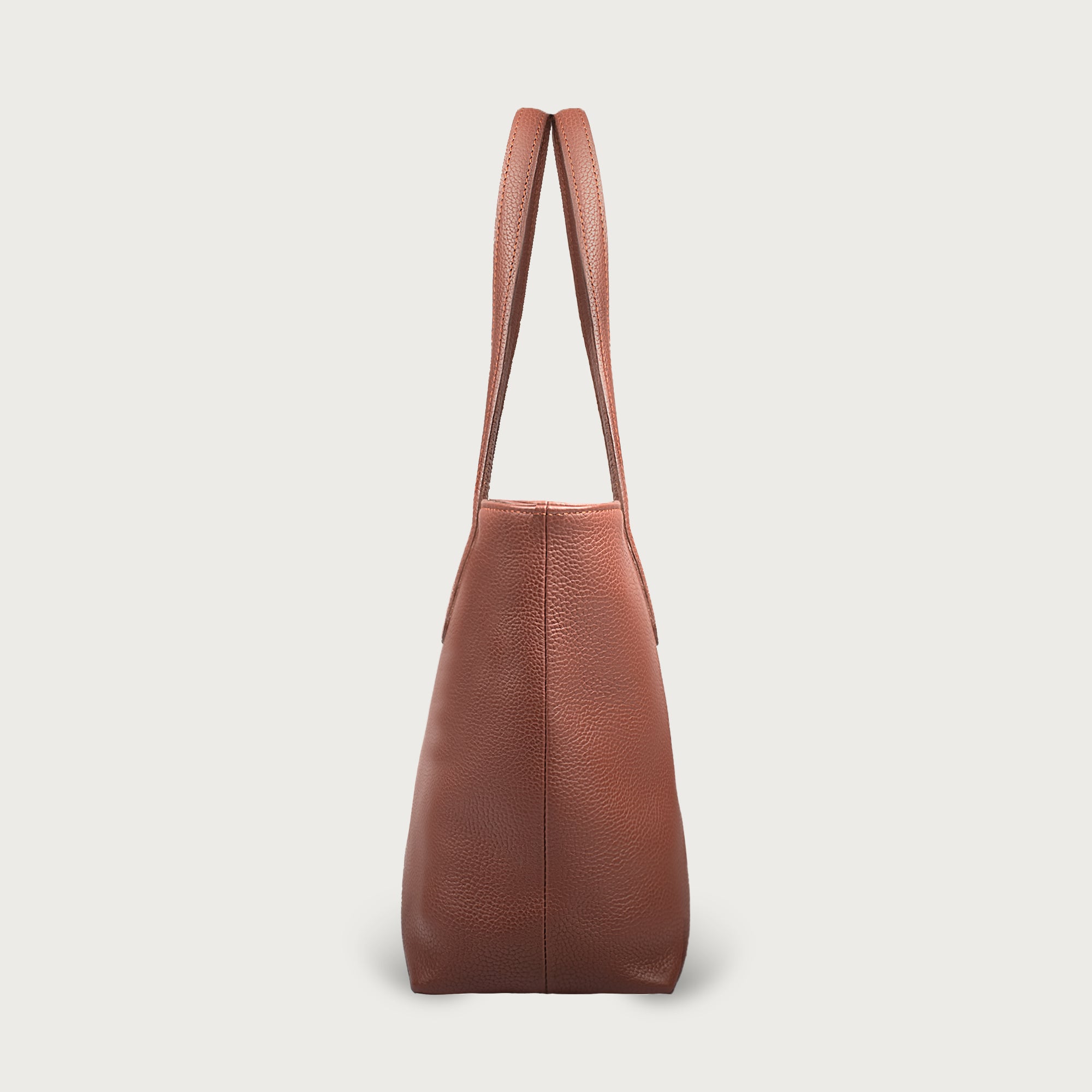 EMILY LEATHER TOTE - OAK & ELK