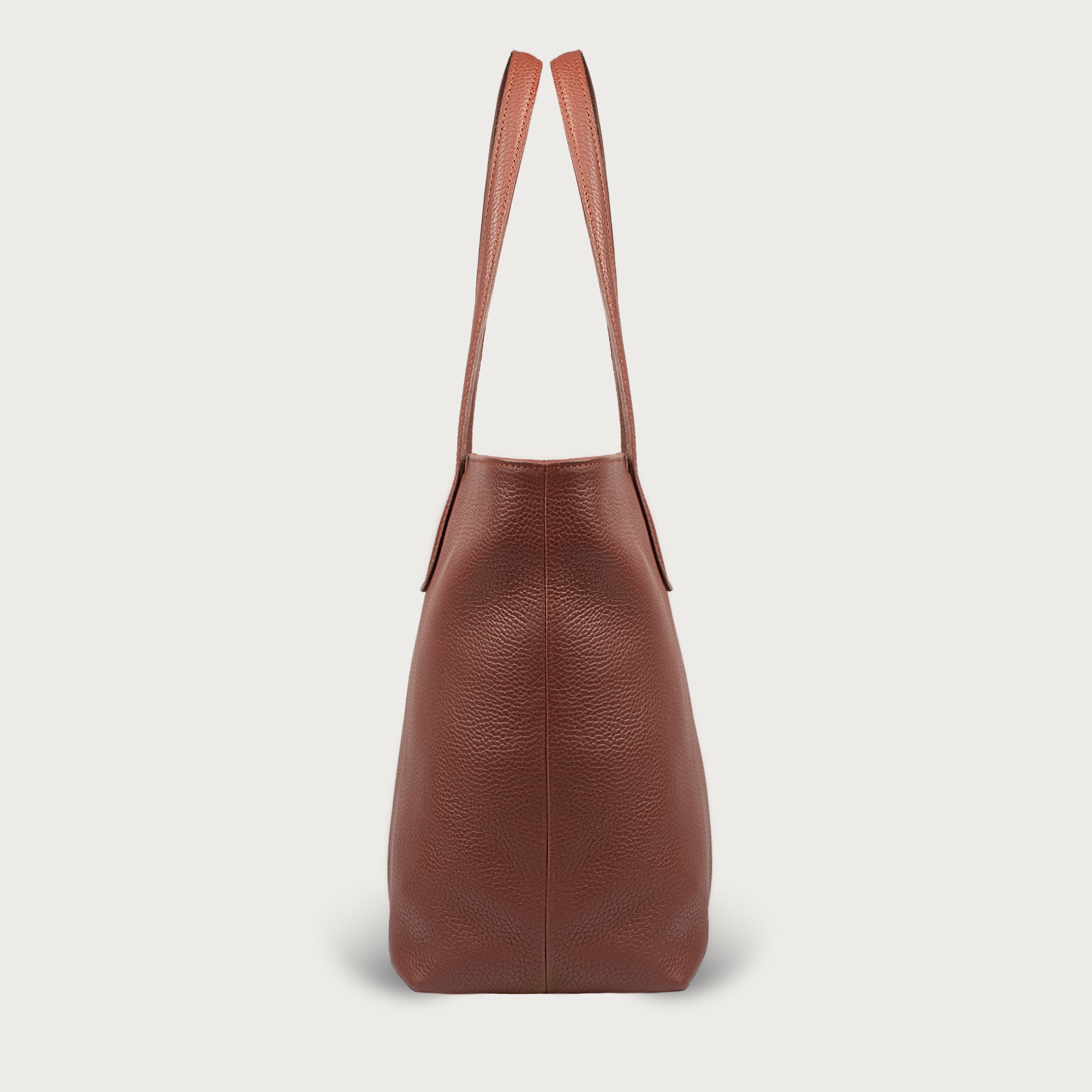 EMILY LEATHER TOTE - OAK & ELK