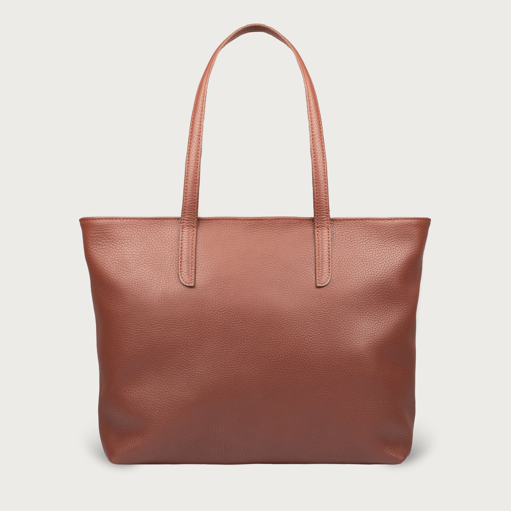 EMILY LEATHER TOTE - OAK & ELK