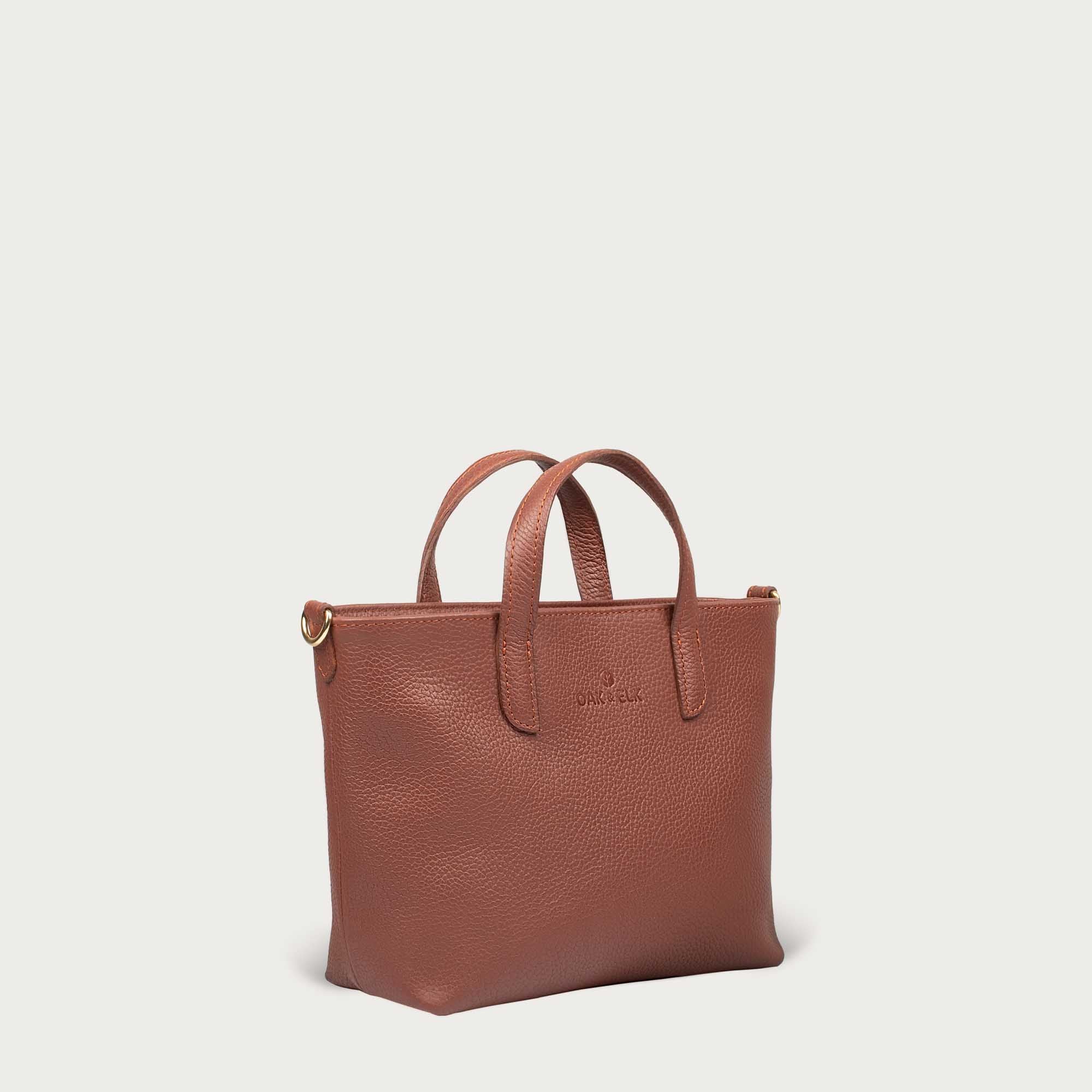 EMILY LEATHER CROSSBODY - OAK & ELK