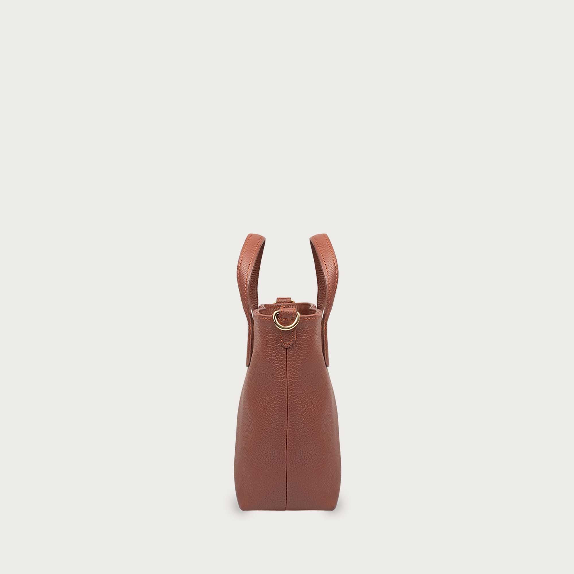 EMILY LEATHER CROSSBODY - OAK & ELK