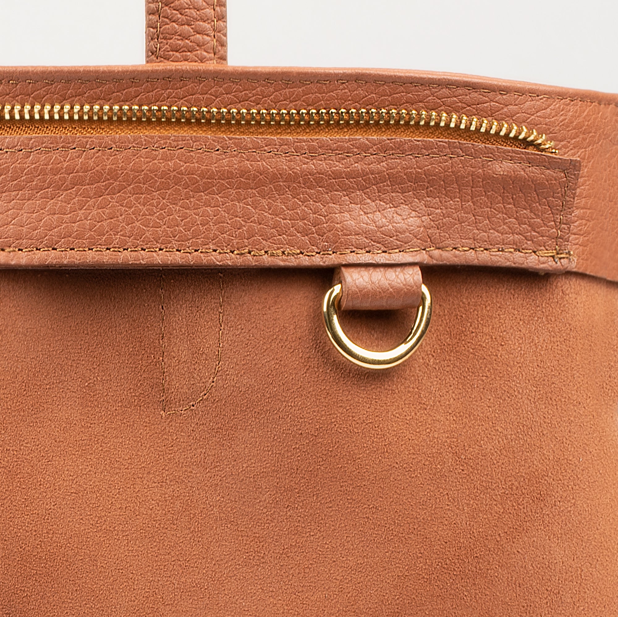 EMILY LEATHER TOTE - OAK & ELK