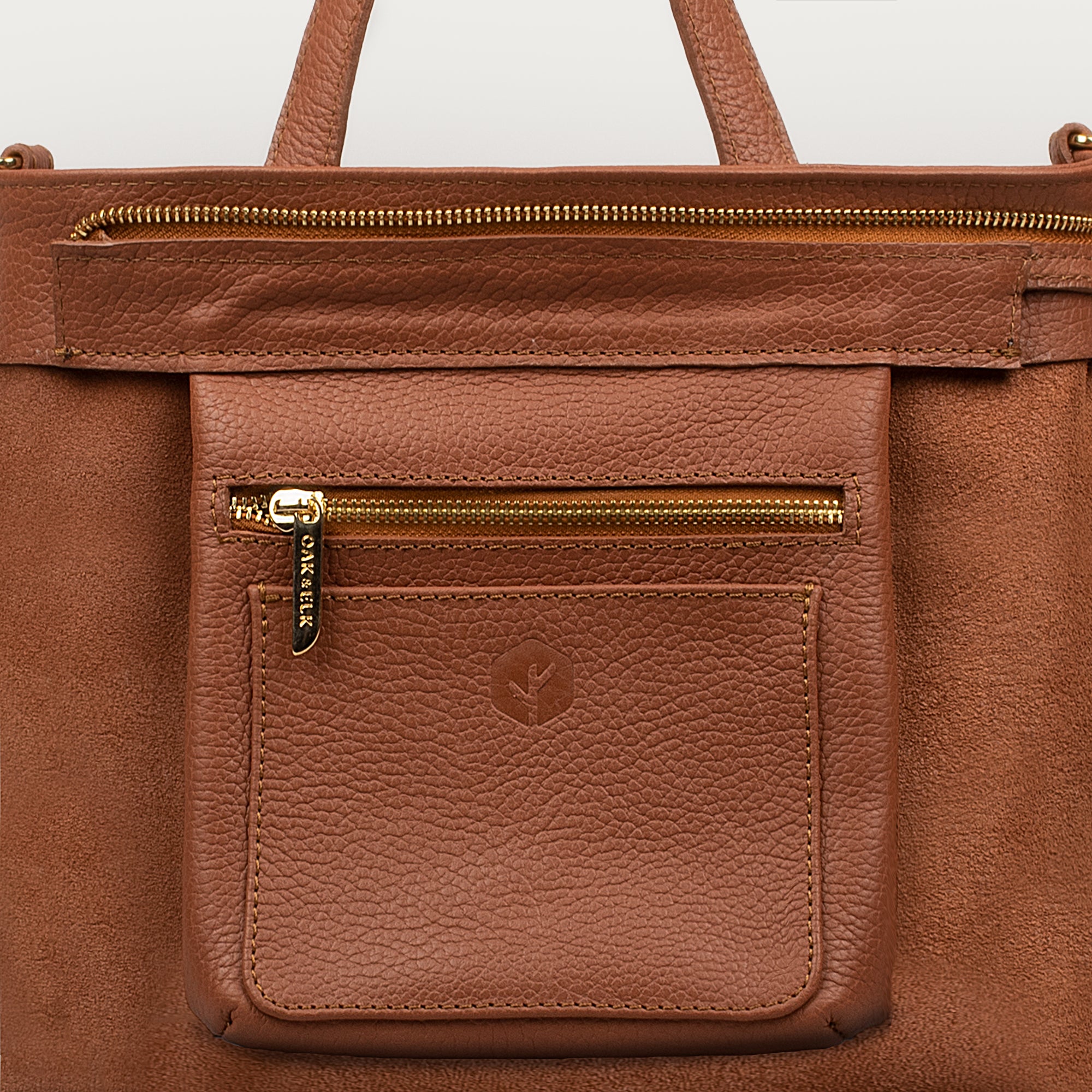 EMILY LEATHER CROSSBODY - OAK & ELK