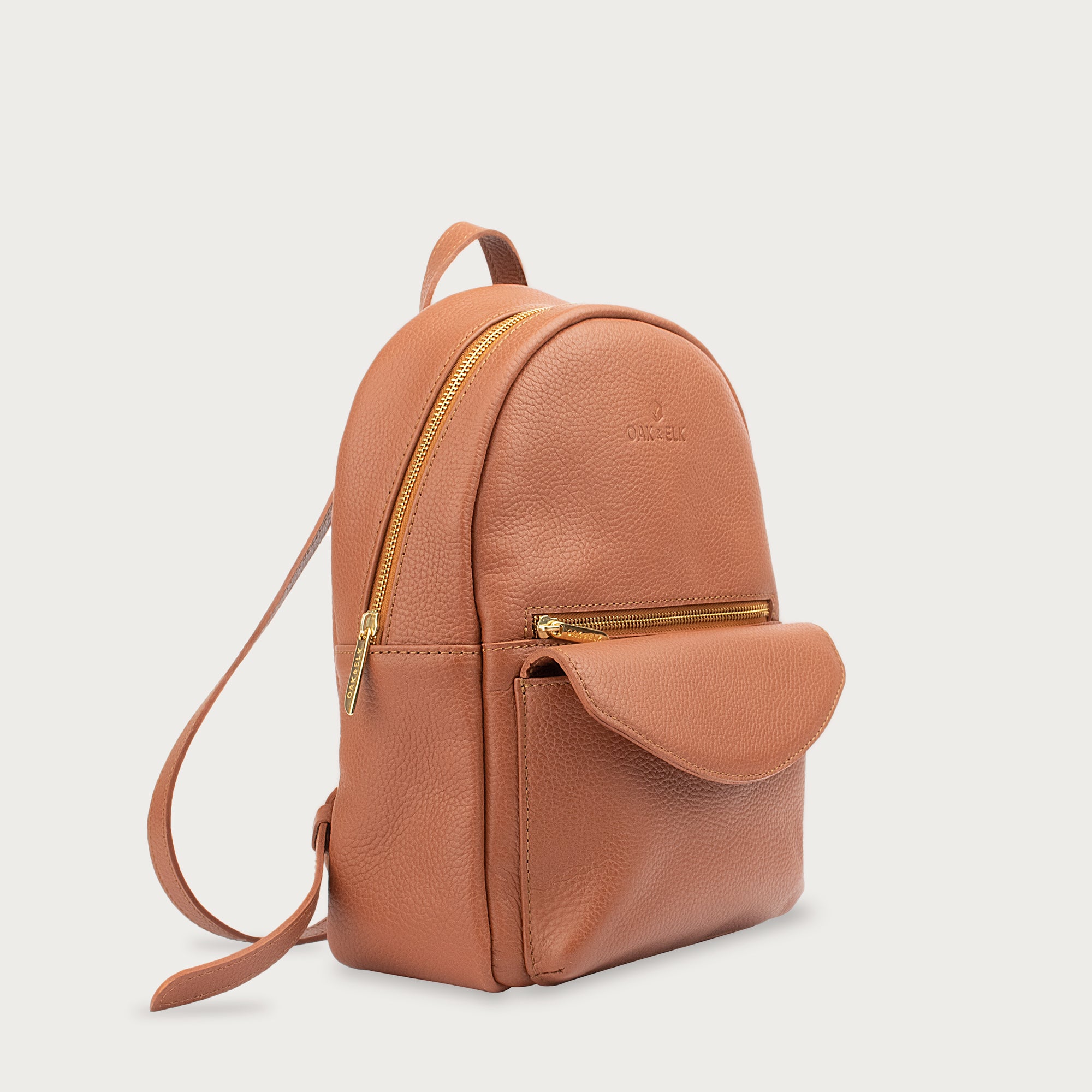 EMMA LEATHER BACKPACK - OAK & ELK