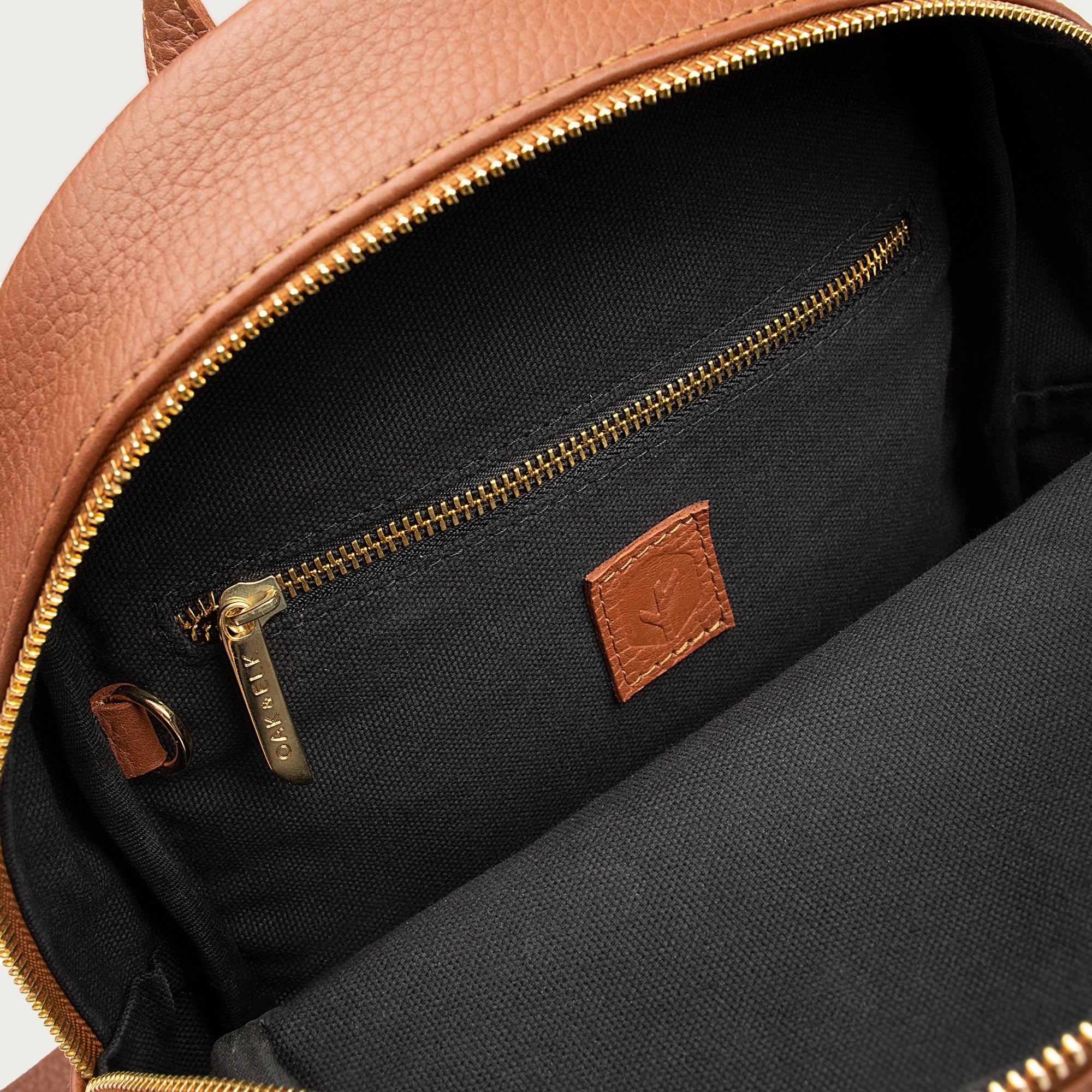 EMMA LEATHER BACKPACK - OAK & ELK