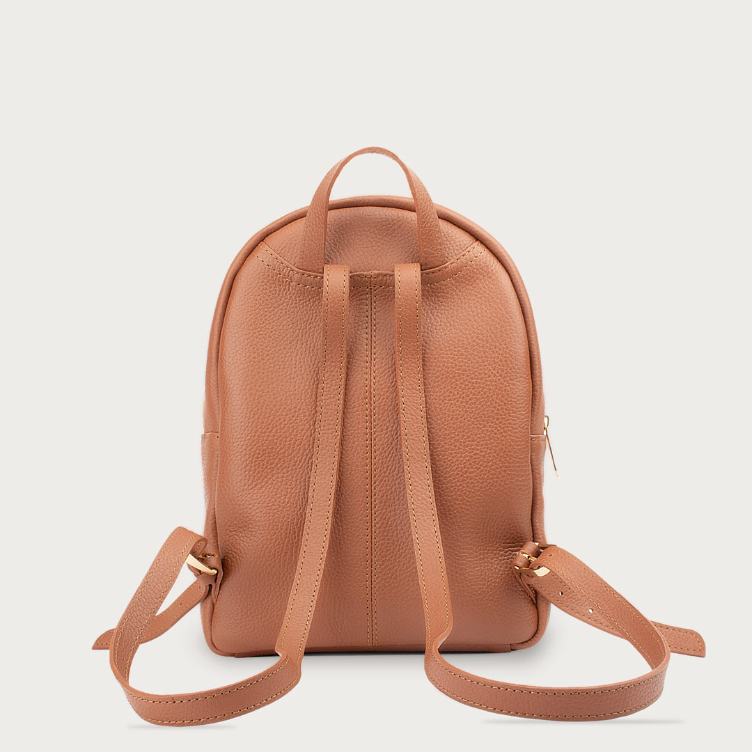 EMMA LEATHER BACKPACK - OAK & ELK