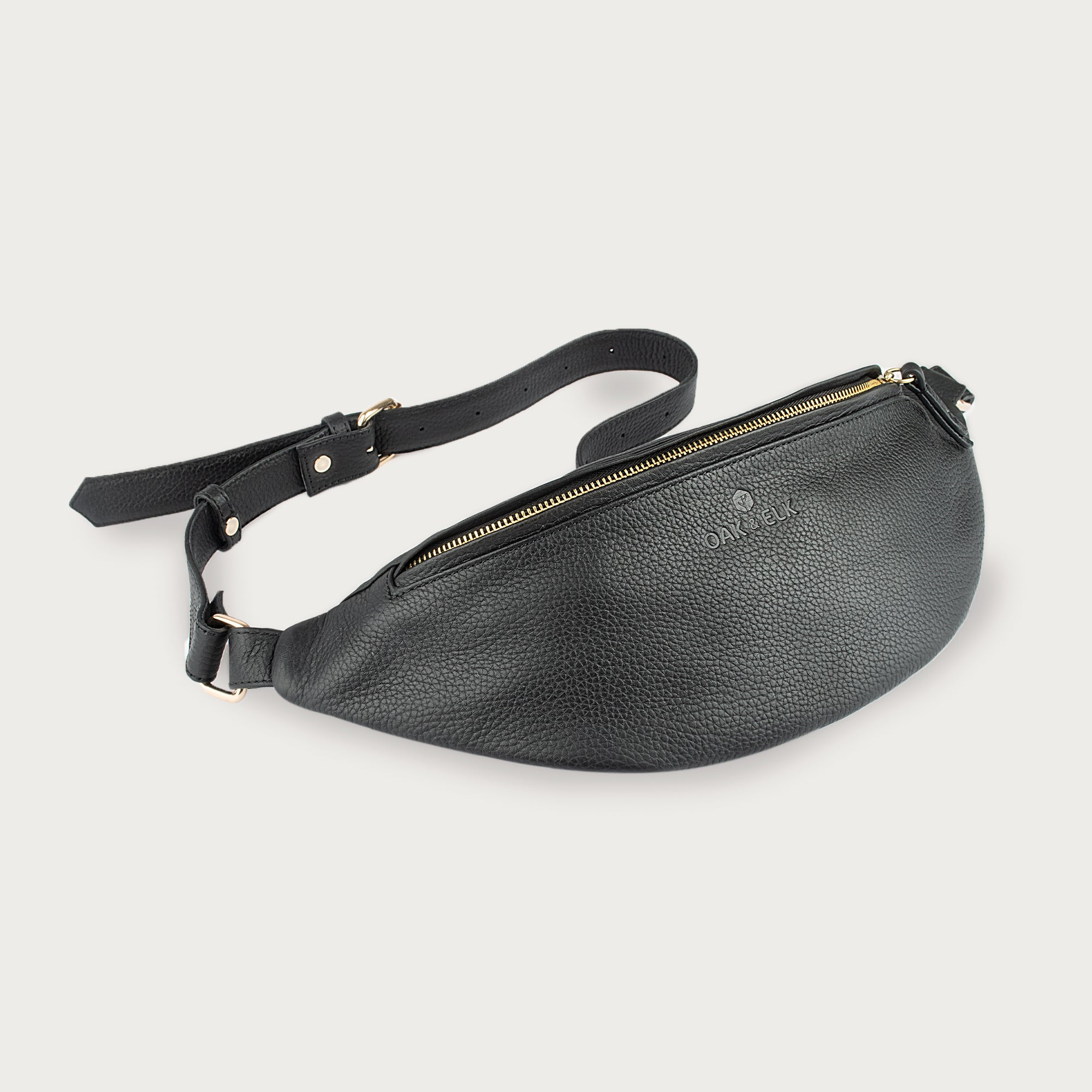 LUCY LEATHER FANNY PACK - OAK & ELK