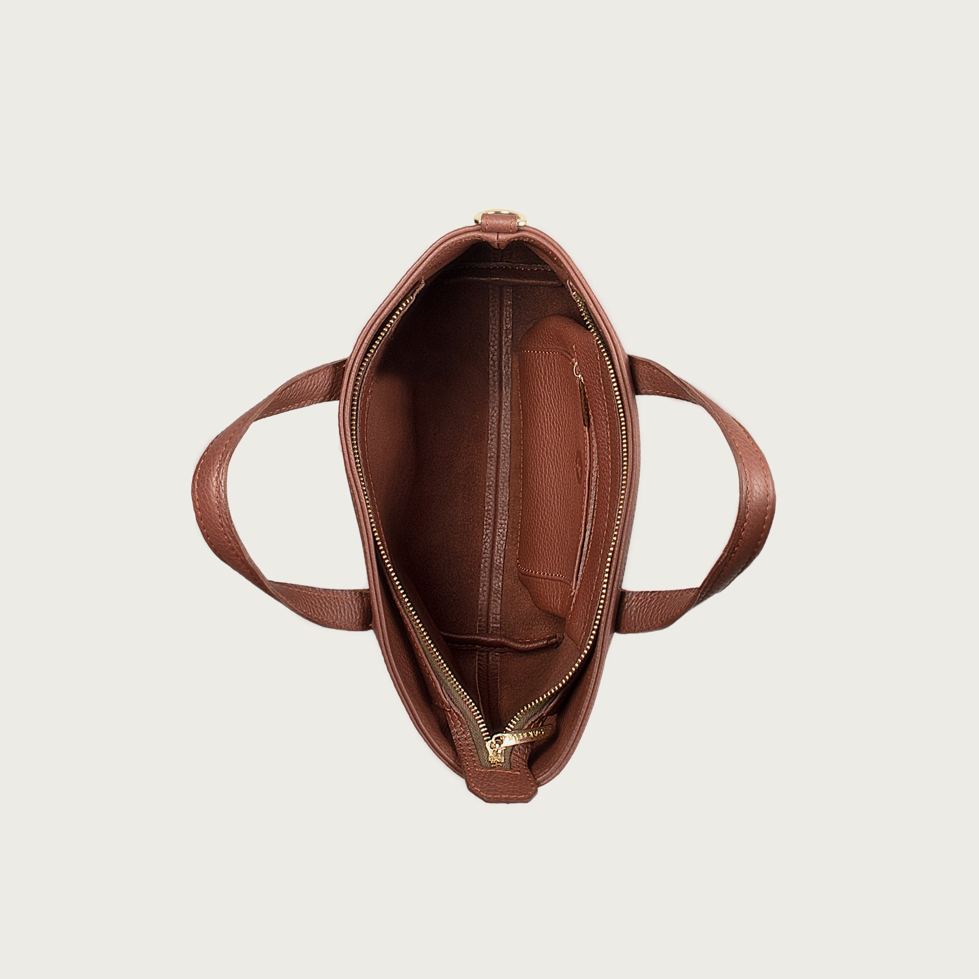 EMILY LEATHER CROSSBODY - OAK & ELK