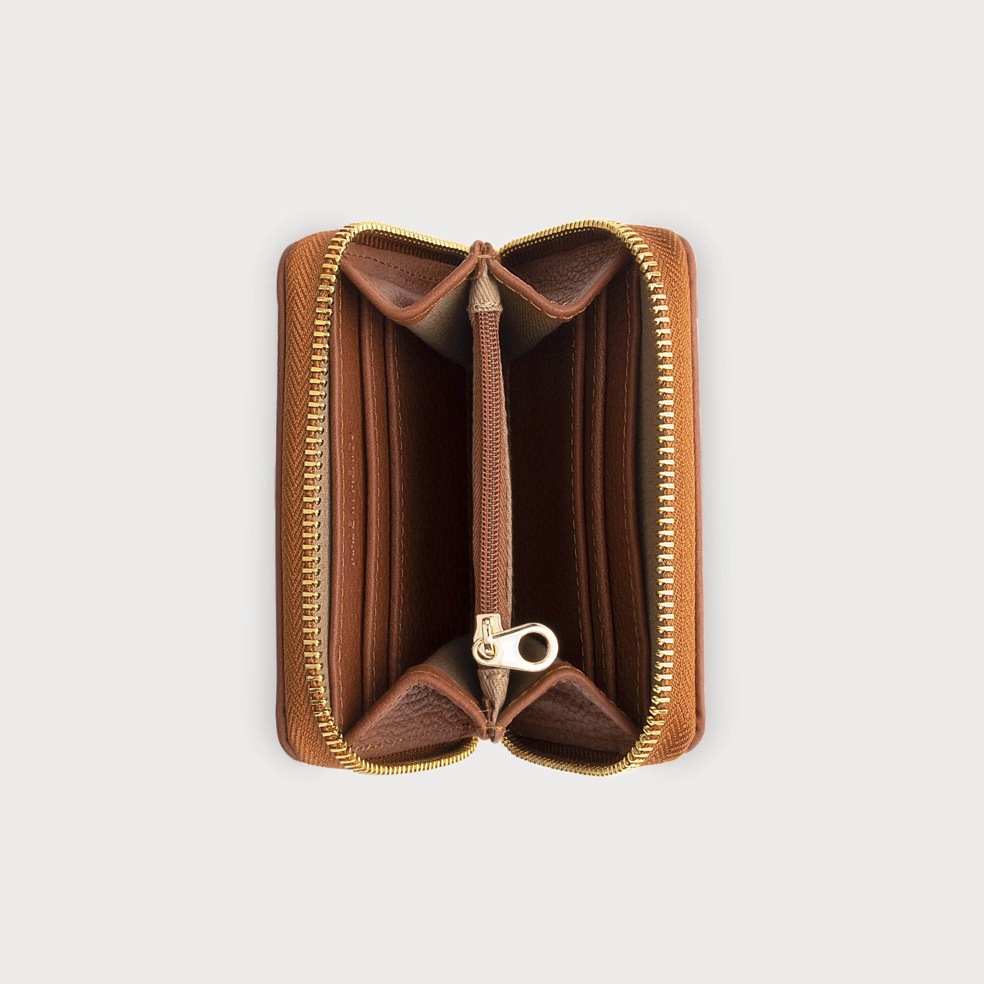 Ivy Leather Small Wallet- Oak & Elk